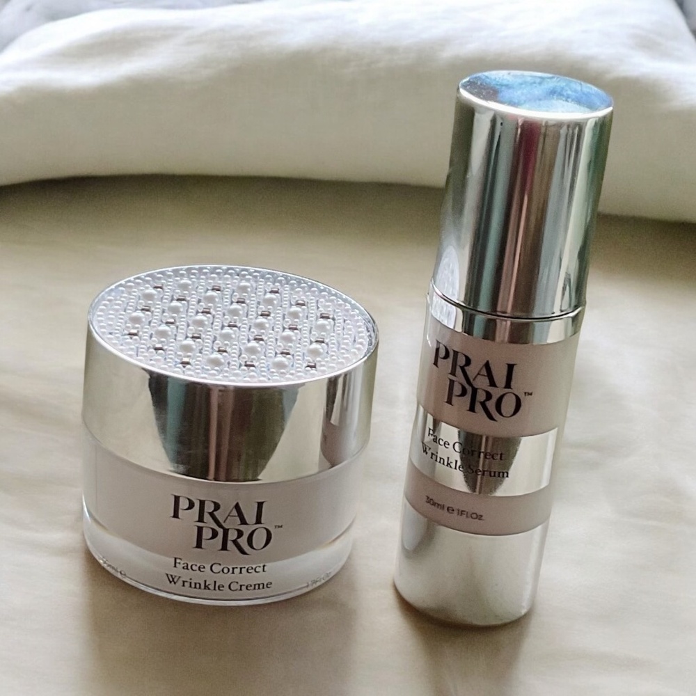 PRAI PRO FACE CORRECT WRINKLE CRÈME & SERUM SET